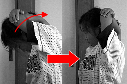 ウォームダウン(クーリングダウン)のためのストレッチ