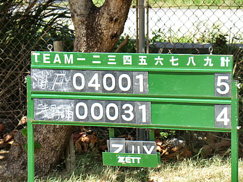 第4回沖縄タイムス社浦添販売店学童軟式野球強化大会Cチーム一回戦