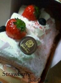 苺ロールケーキ♪