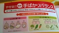 手のひらサイズでダイエット♪わかりやすい!