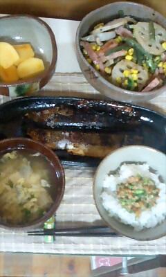 晩ご飯だよん
