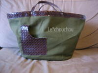 ハンプ生地のbag**