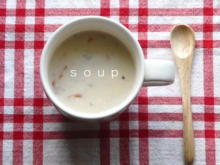 牛乳+スープ