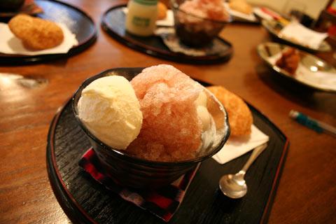 クリームぜんざい