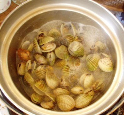 泡瀬干潟の貝を食べた！