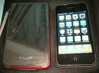 クリエ と iphone 比較