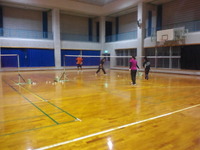 バド練習♪ 2012/01/24 17:29:45