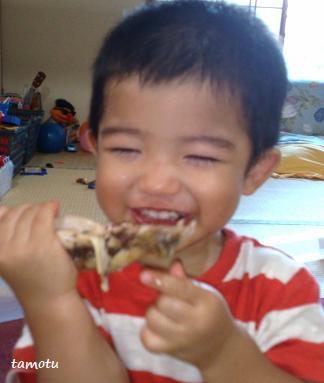 チキンでテンション上がる!甥っ子達♪♪ チキンでテンション上がる!甥っ子達♪♪