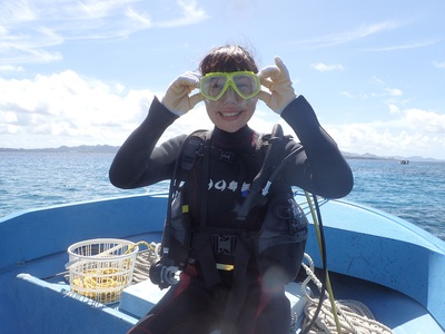 水納島での体験ダイビング
