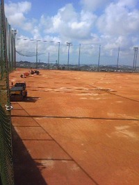 沖尚野球場、完成間近 2008/08/17 17:40:09