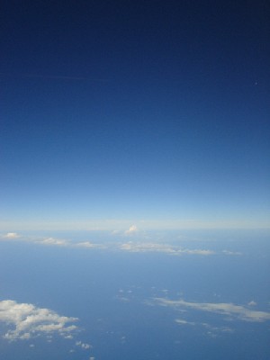 沖縄上空