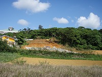 丘の上の造成