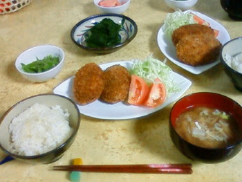 得意な料理はころっけです。