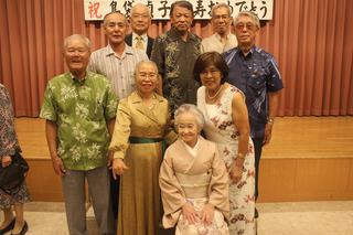 大先輩が88歳の祝宴が開かれる 大先輩が88歳の祝宴が開かれる