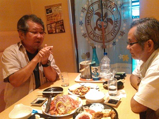 久々のユンタク会を 久々のユンタク会を