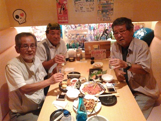久々のユンタク会を 久々のユンタク会を