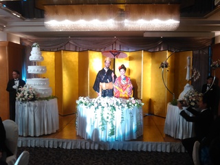 友人の娘さんの結婚披露宴へ出席 友人の娘さんの結婚披露宴へ出席