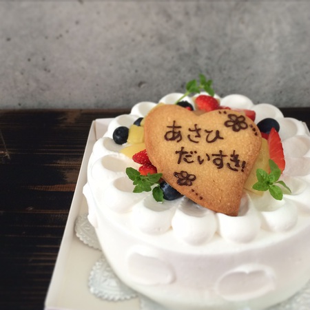 *バースデーケーキ作りました *バースデーケーキ作りました