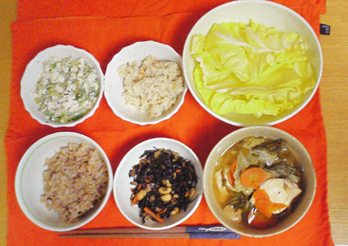 夕食