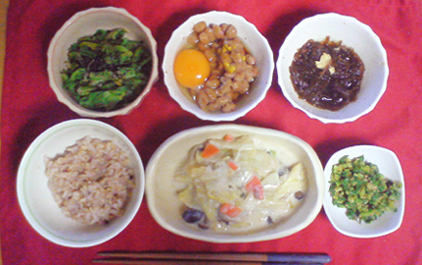 夕食