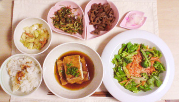 夕食