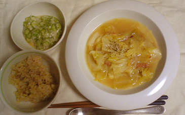 夕食