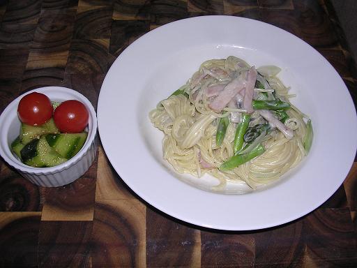 *クリームパスタ♪*