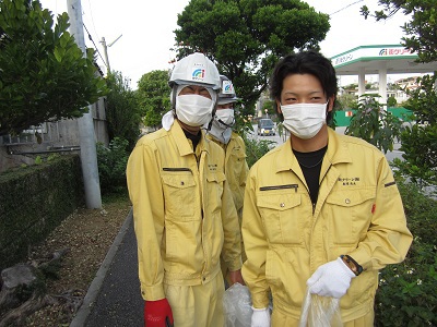 平成26年5月2日(金) ゴールデンウィーク前の地域一斉ボランティア清掃活動と会社周辺草刈り作業 平成26年5月2日(金) ゴールデンウィーク前の地域一斉ボランティア清掃活動と会社周辺草刈り作業