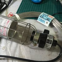 ステンレスの針金でカバーを作る