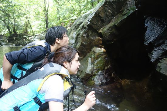沖縄自然体験やんばる滝リバートレッキング沢登りコース6.20