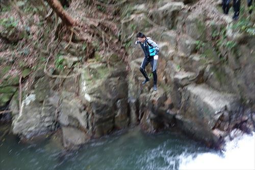 沖縄自然体験やんばる滝リバートレッキング沢登りコース3.17