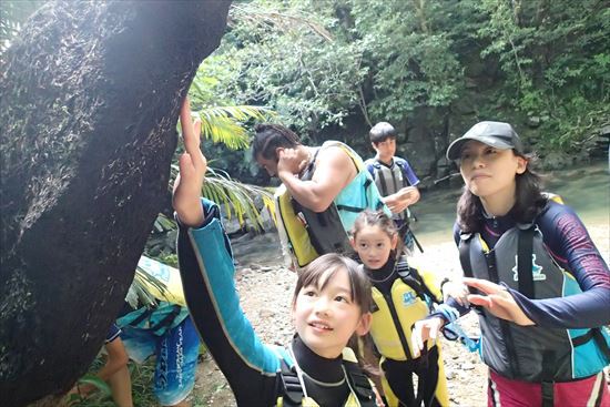 沖縄自然体験やんばる滝リバートレッキング沢登りコース2015.7.22