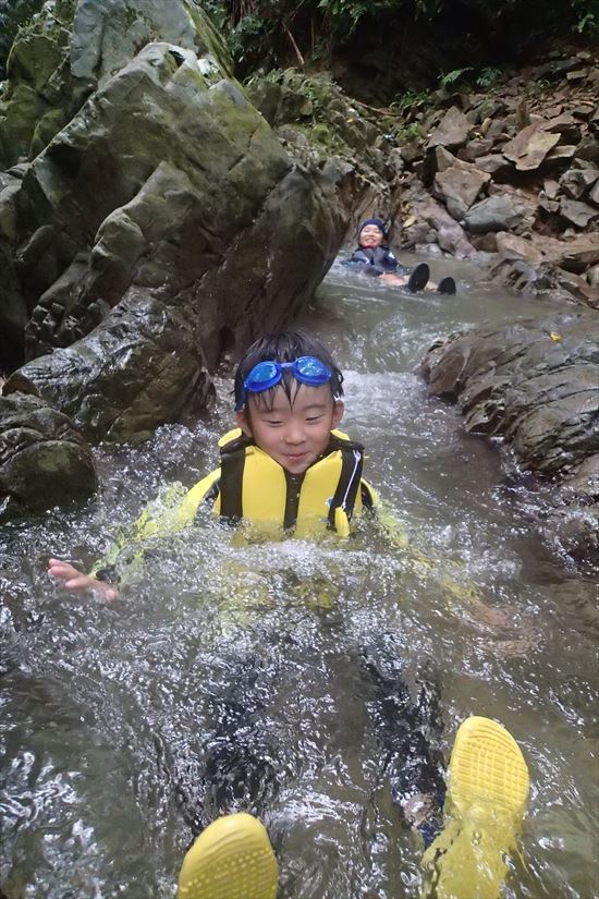 沖縄自然体験やんばる滝リバートレッキング沢登りコース2015.7.30
