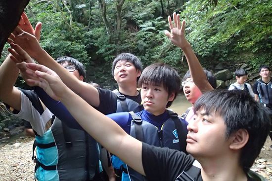 沖縄自然体験やんばる滝リバートレッキング沢登りコース2015.9.27