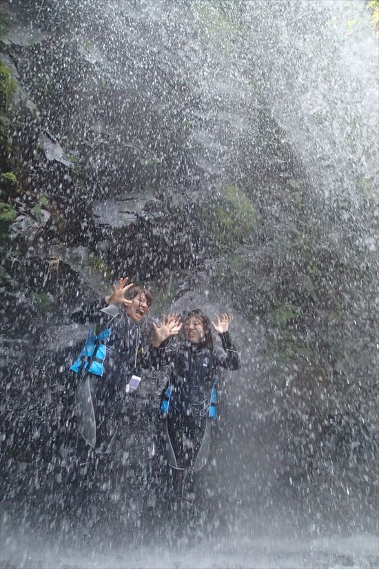 沖縄自然体験やんばる滝リバートレッキング沢登りコース2015.10.6