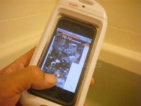 iPhone 防水ケース、タッチパネルの操作