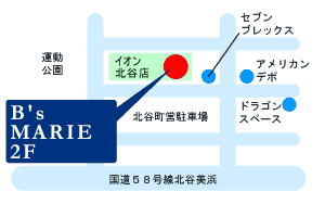 美容室B's Marie(ビーズマリー)地図