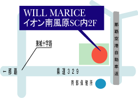 美容室WILL Marie(ウィルマリー)地図