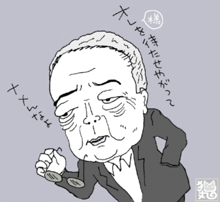 被災者に寄り添う松本震災復興相
