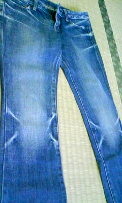 激安moussyのデニム 初オークション出品しました!