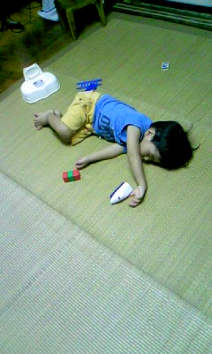 目を離した隙に…