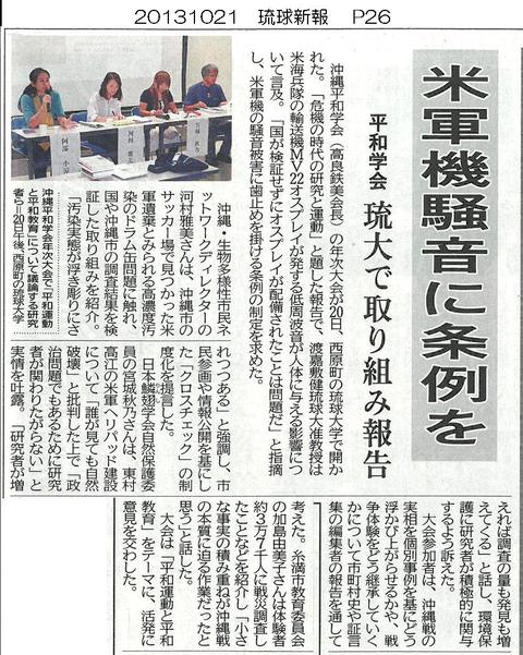 沖縄平和学会での発表「調査を監視・評価するという市民の試み」