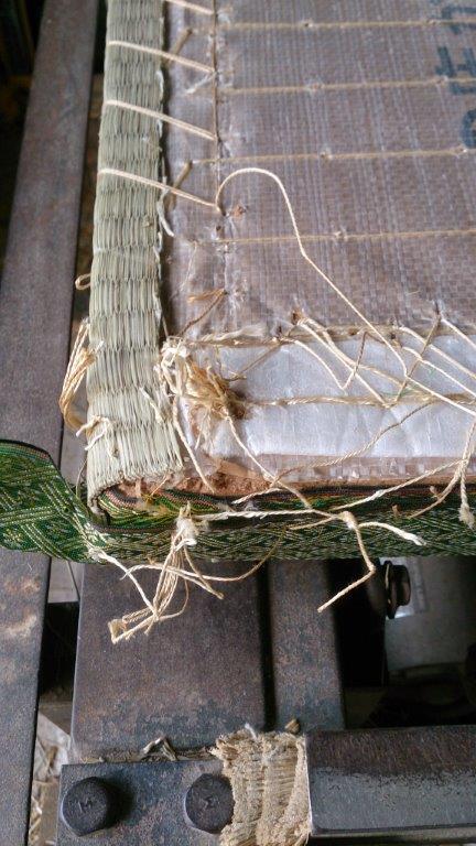 タタミの腹巻重ね着状態 タタミの腹巻重ね着状態