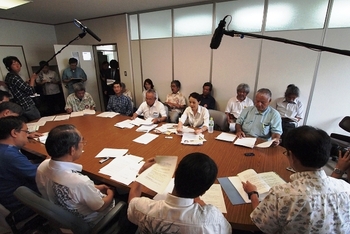 枯れ葉剤で沖縄県との交渉：沖縄BDからのレポ