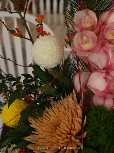 Raspberrycheesecake and Japanese Ikebana