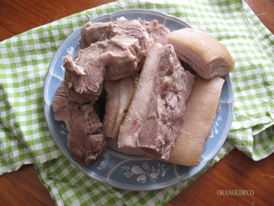 ゆで三枚肉