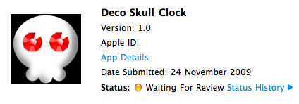 Deco Skull Clock申請登録しました！！
