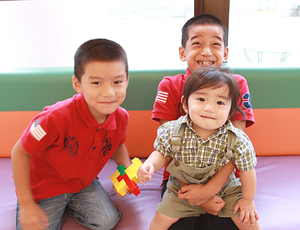 最年少バスケ少年。~はるま君1才~
