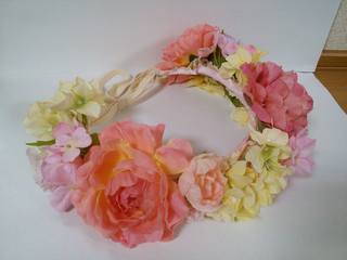 ■ウエディング花冠、手直し.:*:・°☆