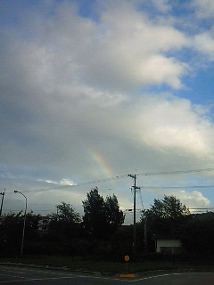 晴天。